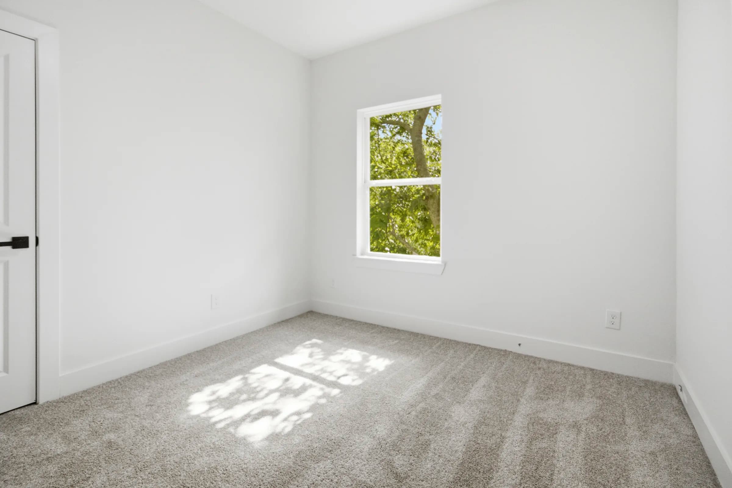 Bright corner bedroom