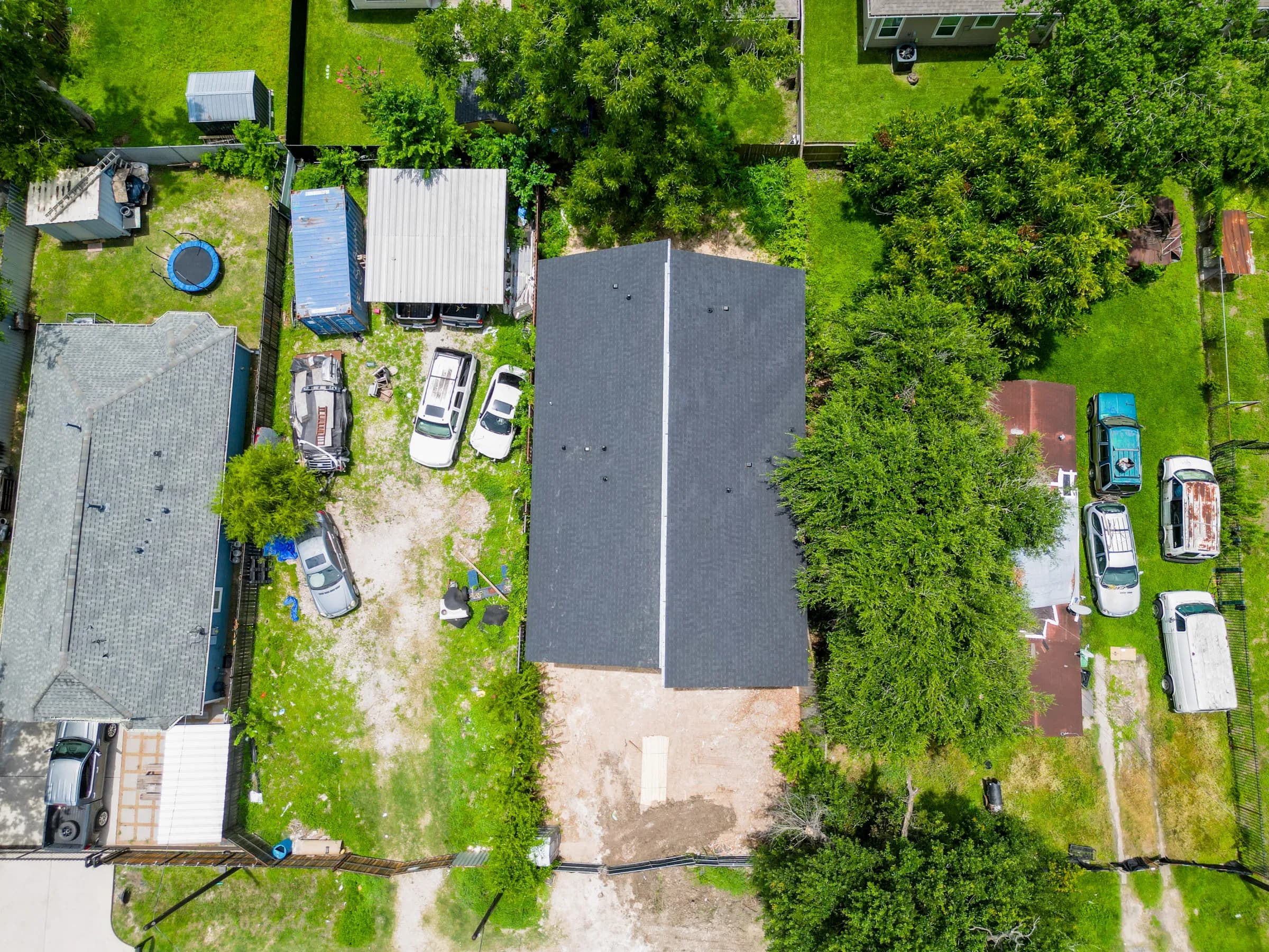 Site progress from above